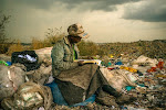 A woman reading