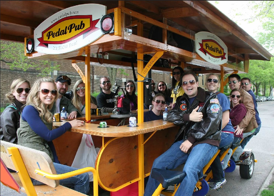 Witty Wanderlust (2) Top Gun Pedal Pub