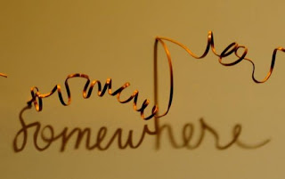 Somewhere Written by Metal Wires
