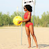 LET'S GET SPORTY IN THIS YANDY 2-PIECE SWIMSUIT, SHALL WE