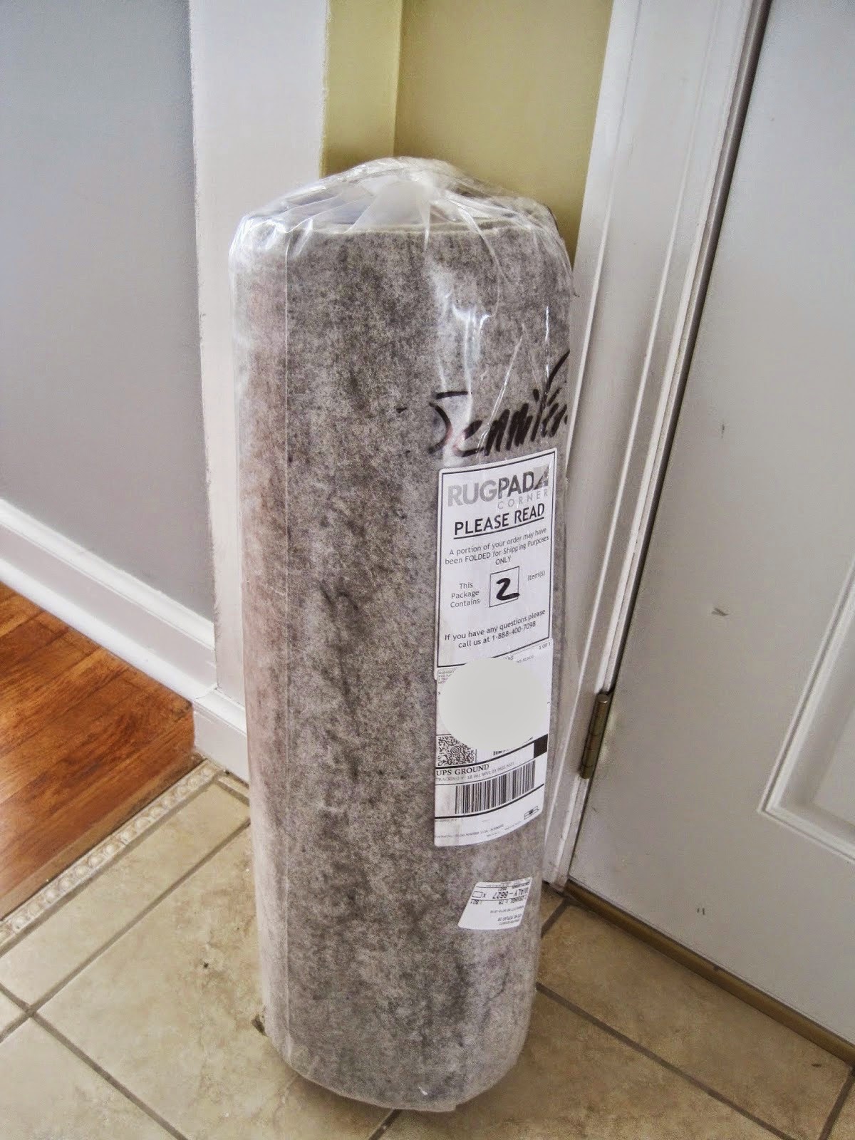 Decorated Chaos Rug Pad Corner ReviewMake a Cheap Rug Feel Like a