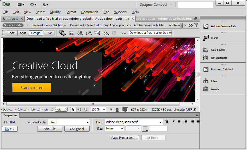 Adobe Dreamweaver CC 2014 64 bit