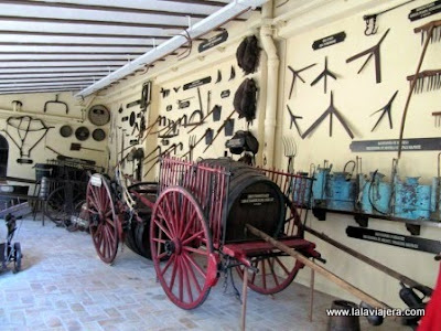Antiguos aperos de labranza, museo de la Masía Vallformosa Museo Masia Bodegas Vallformosa