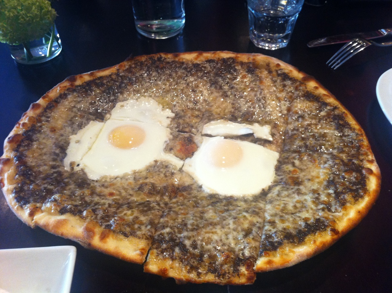 Eat Like Jackie Black Truffle Pizza