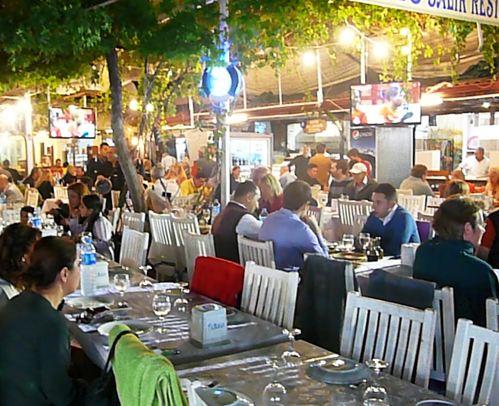 Peace Corps Baby Boomers Fethiye Fish Market dinner