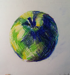 apple using pastel