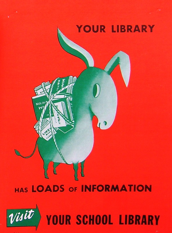  1960s: School Library Posters open your book