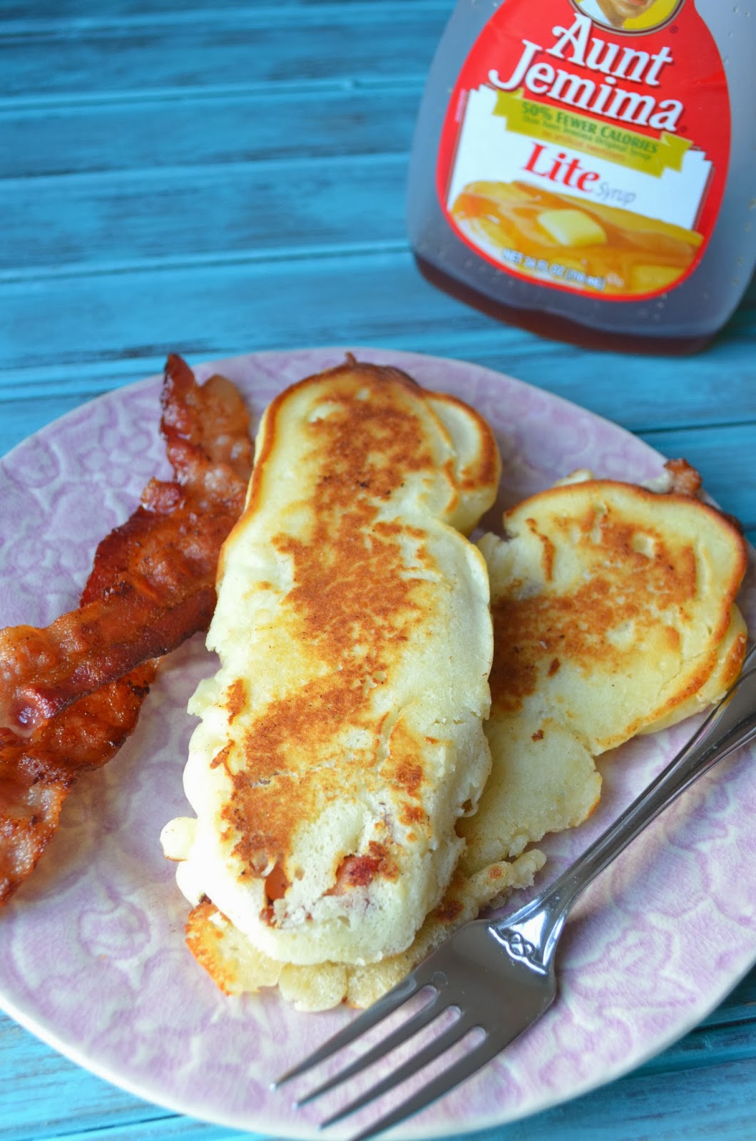 The Savvy Kitchen Pancake Wrapped Bacon Strips