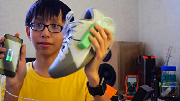 15 Year Old Invents Device That Generates Electricity While You Walk 15 Year Old Invents Device That Generates Electricity While You Walk