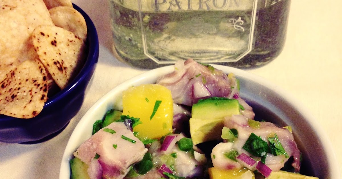 The Lush Chef Yellowtail, Mango & Avocado Ceviche