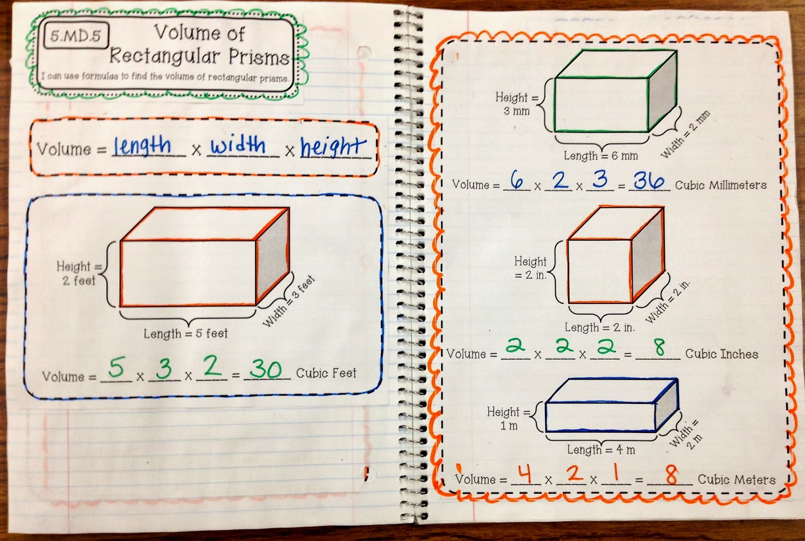 fifth grade rectangular prism volume problem fifth grade rectangular prism volume problem