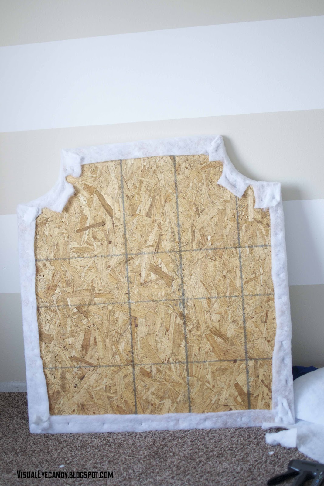 Visual Eye Candy How To Upholster A Headboard