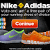 Get now Nike or Adidas running shoes for free 