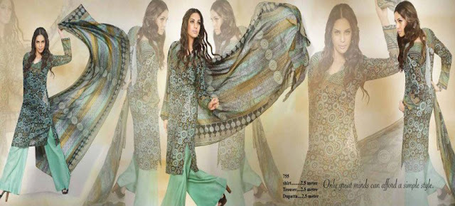 Julia Lawn Spring-Summer Collection 2013 By Ittehad Textiles