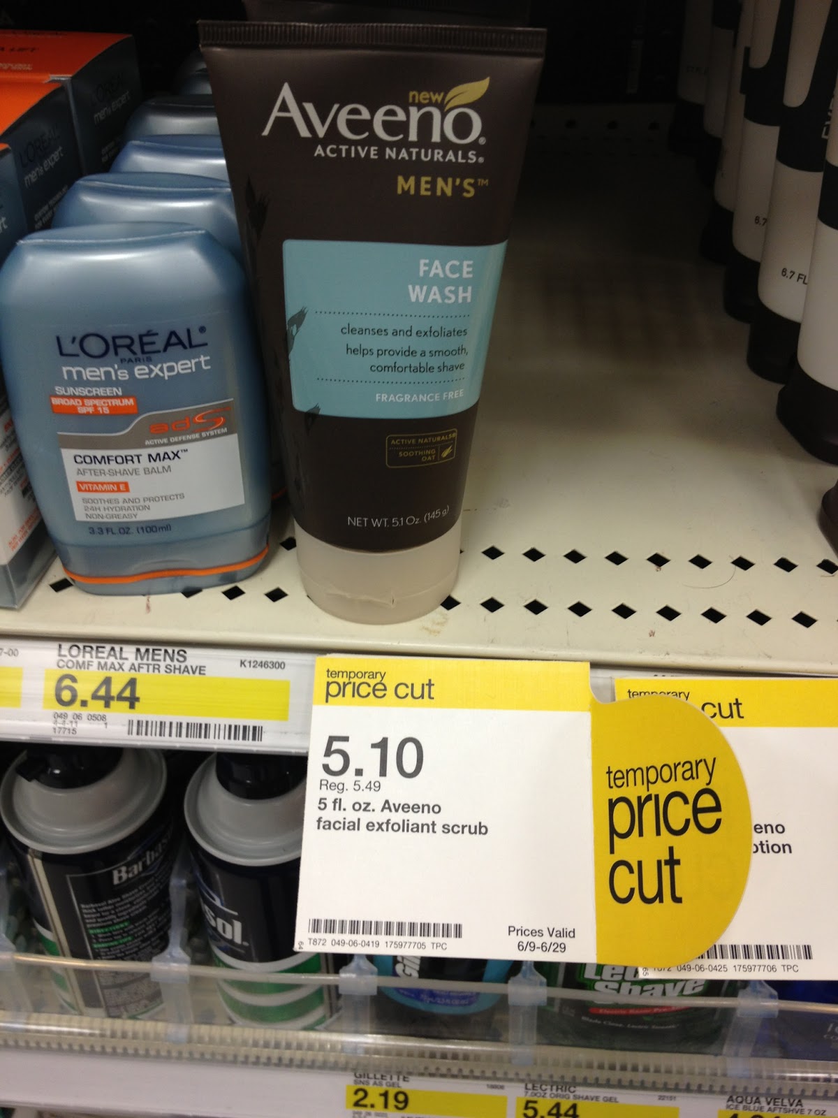 Target Cheap Men's Aveeno Face Care Items! A Single Coupon