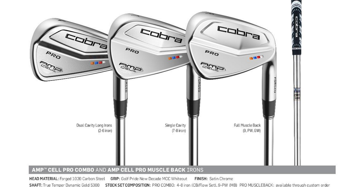 MY LIFE ON THE GREEN Cobra Announces New AMP CELL PRO Irons