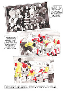 Mud Red Star Rugby di Milano a fumetti in Rugbyland - tavola 1