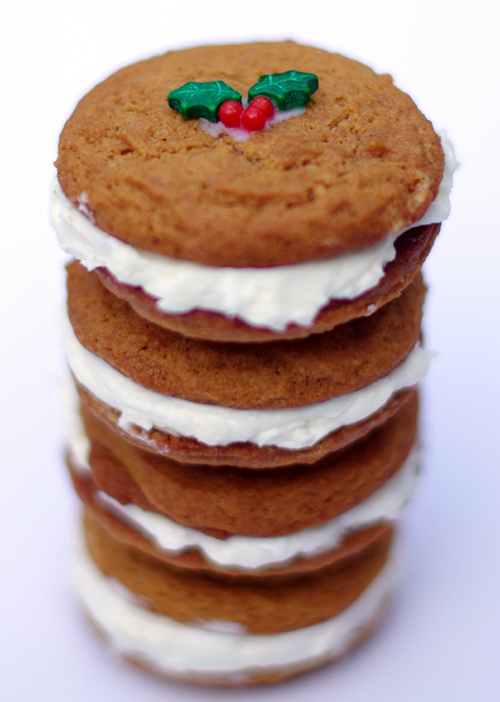 Within the Kitchen Ginger Snaps with Lemon Butter Cream