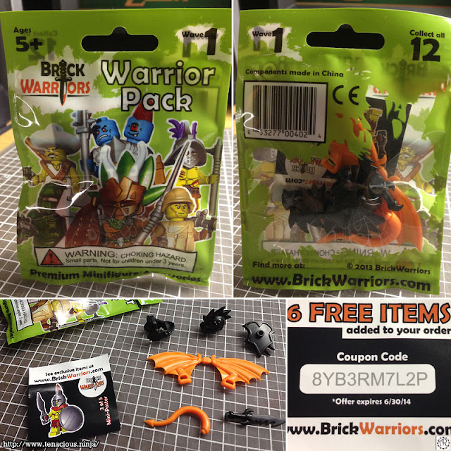 BrickWarriors Demon Warrior Pack Review by Tenacious Toys