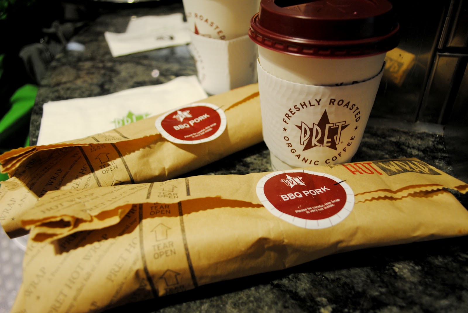 A Coffeeholic's Travel Tale: Healthy Sandwiches and Wraps @ Pret A Manger
