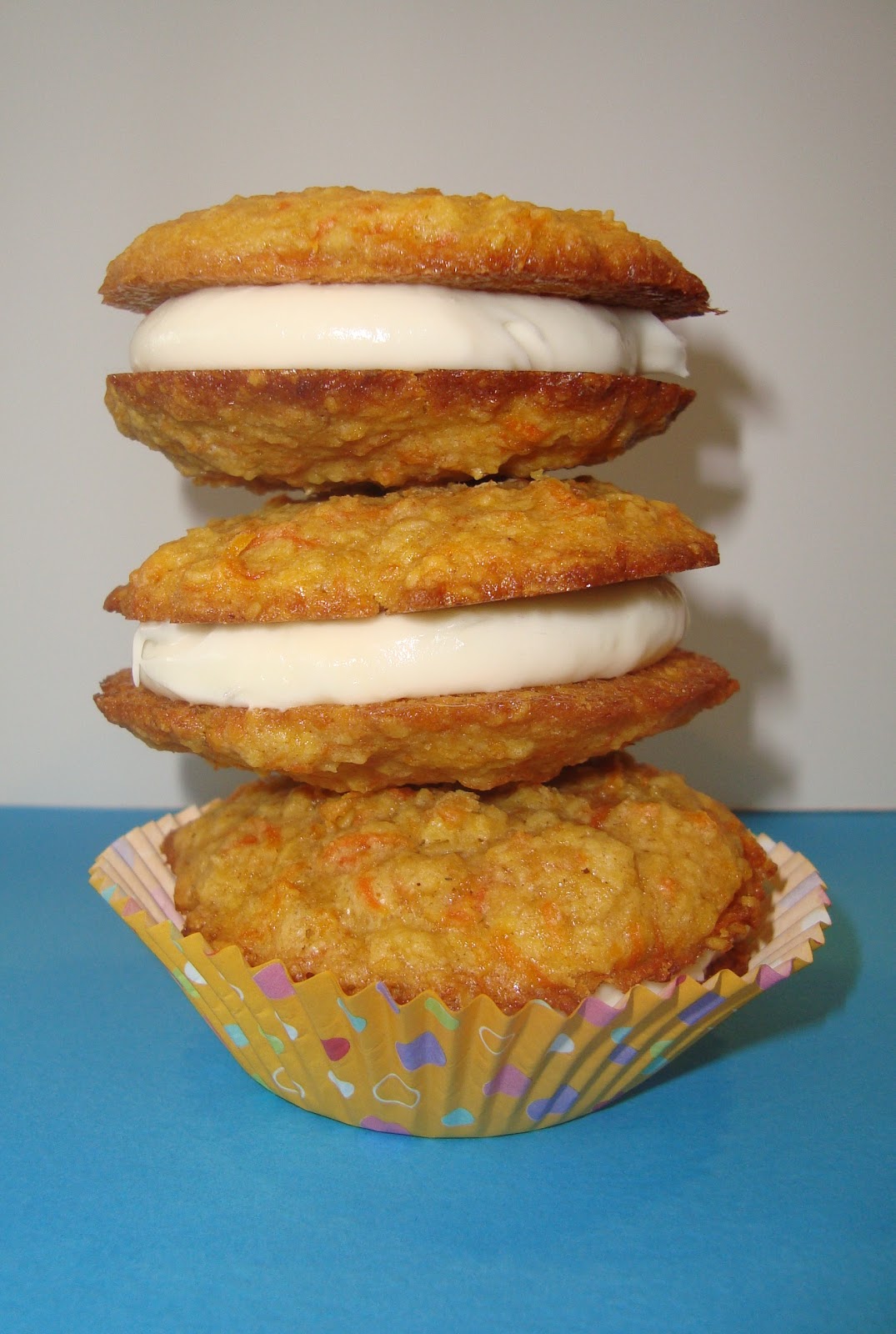 Dip it in Chocolate Carrot Cake Cookies with Cream Cheese Frosting