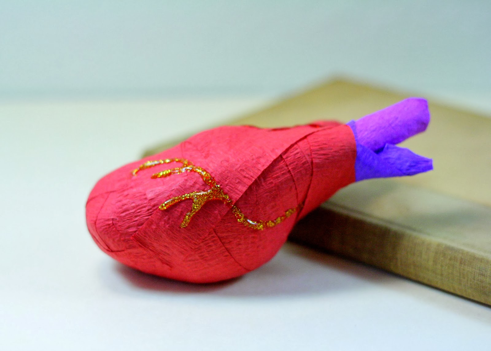 Oh the Cuteness! Surprise balls are in the shop! Crepe paper sculpted into handmade anatomical
