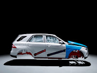 2011 Mercedes-Benz M-Class W 166 body shell pillar occupant compartment safety deformation crumble zone
