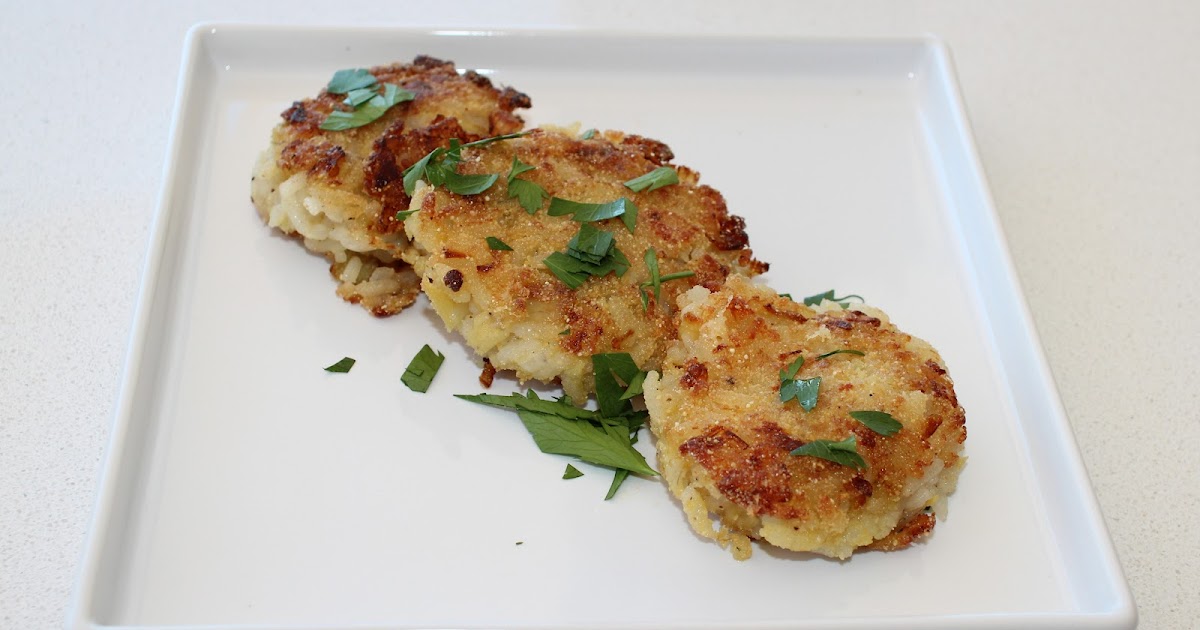 Lexi's Kitchen ARTICHOKE RICE CAKES WITH MANCHEGO CHEESE