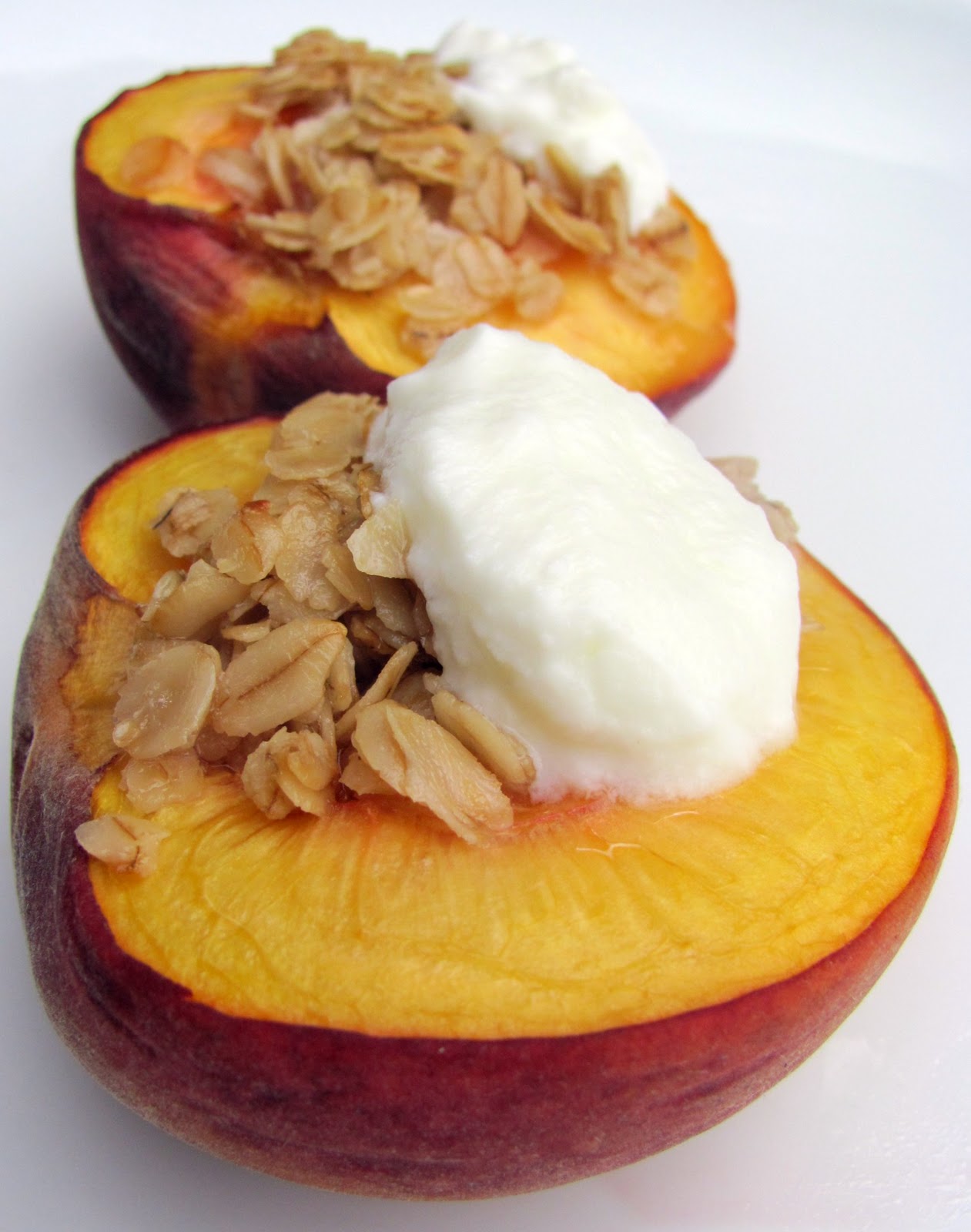 Easy Baked Peaches Thistle Byre Farm