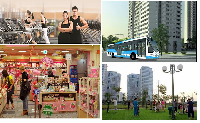 tiện ích + mua sắm căn hộ Park View Dương Nội hình ảnh tiện ích của căn hộ Park View Dương Nội