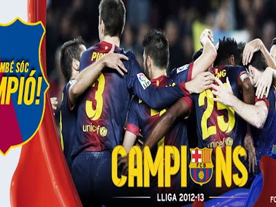 Wallpaper FC Barcelona Campions