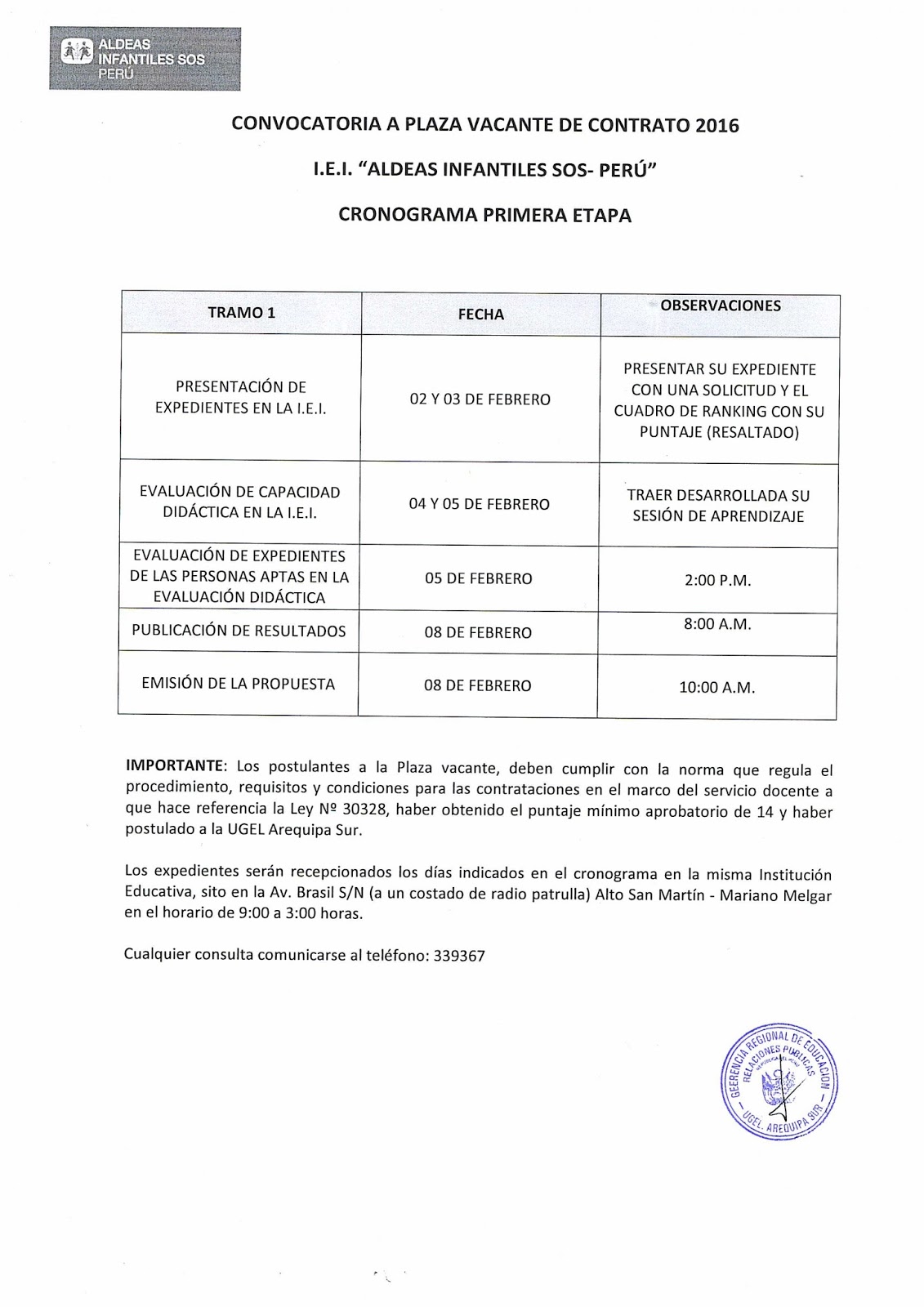 Cronograma De Contrato De Docentes 2016 | cronograma de contrato docente 2016 i e i aldeas Cronograma De Contrato De Docentes 2016 | cronograma de contrato docente 2016 i e i aldeas