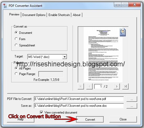 How to convert pdf to doc ~ Design World