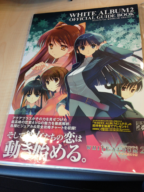 不認真工作也要玩 入手 WHITE ALBUM2 OFFICIAL GUIDE BOOK