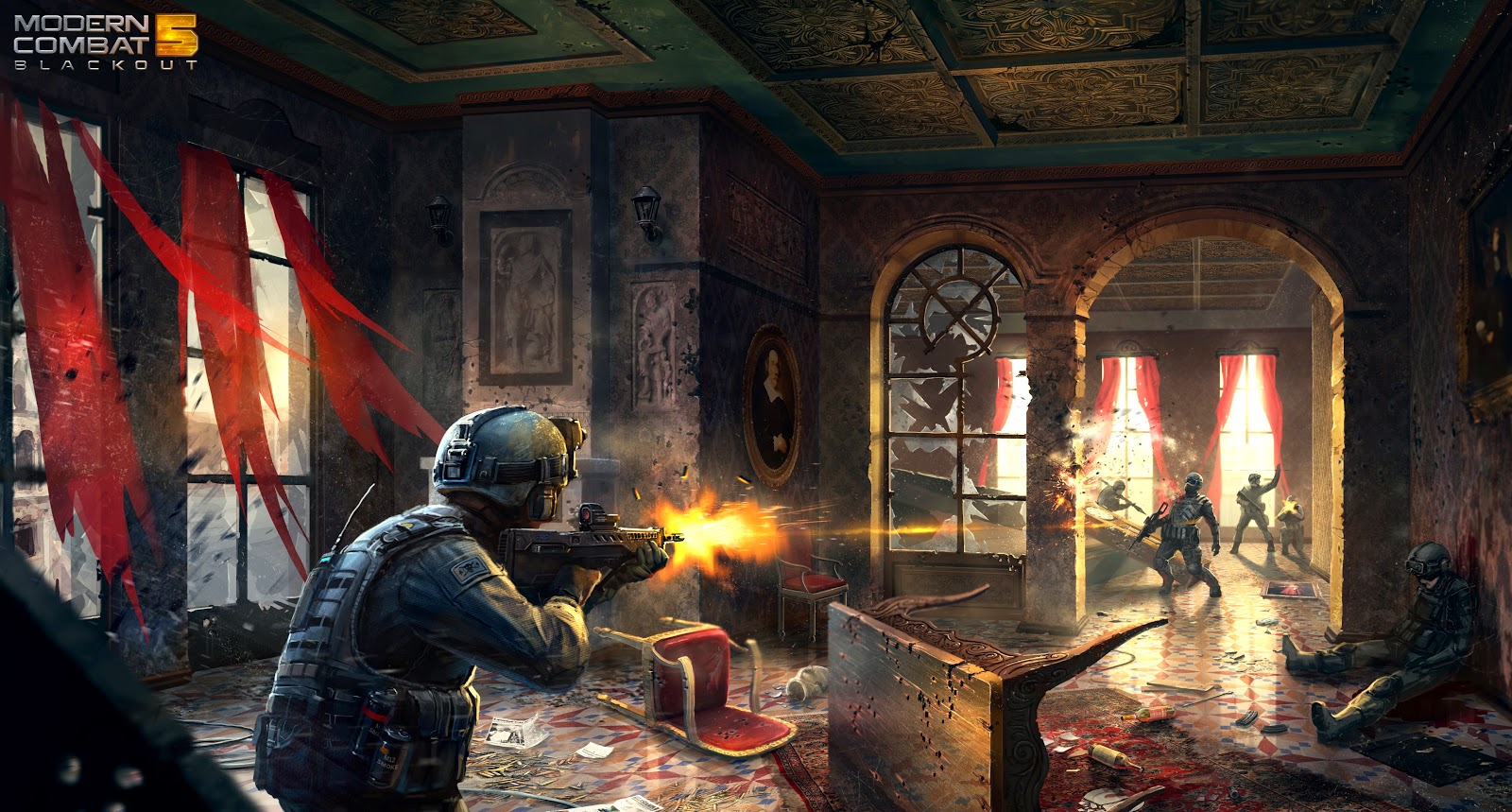 apk mod modern combat 5 offline
