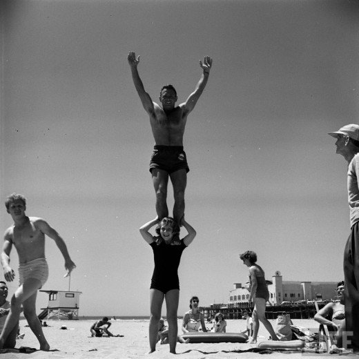 muscle beach 1940