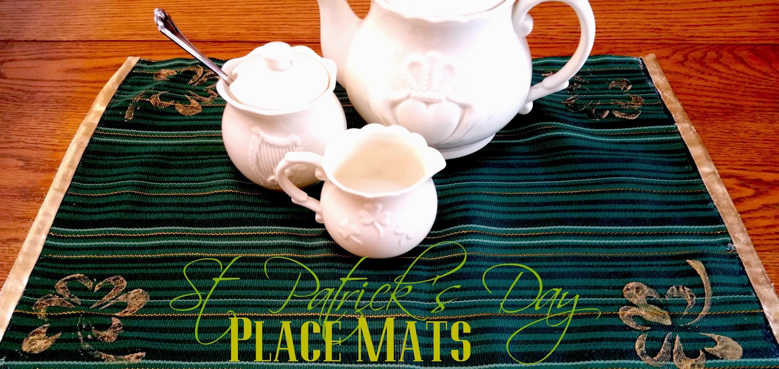 St. Patrick's Day Placemats Redo It Yourself Inspirations St