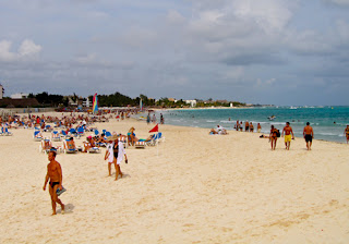 Beach at Playa del Carmen - Mexico's Caribbean
