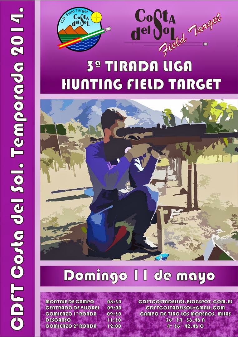 3ª Tirada de Hunting Field Target. 11 de mayo. CARTEL+3+HFT+-