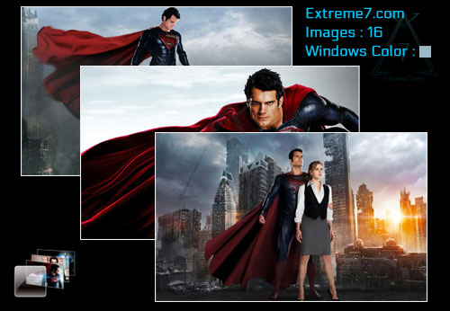Man fo Steel Theme for Windows 7 and Windows 8 poster