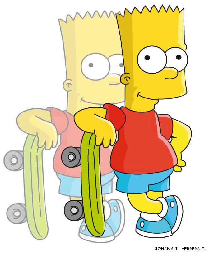 JOHANA HERRERA T.: Bart Simpson en Illustrator