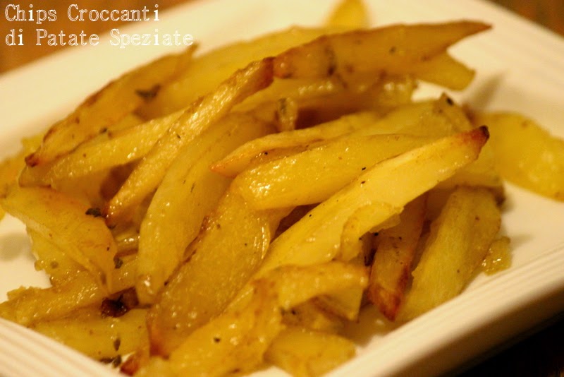 Chips croccanti di patate speziate