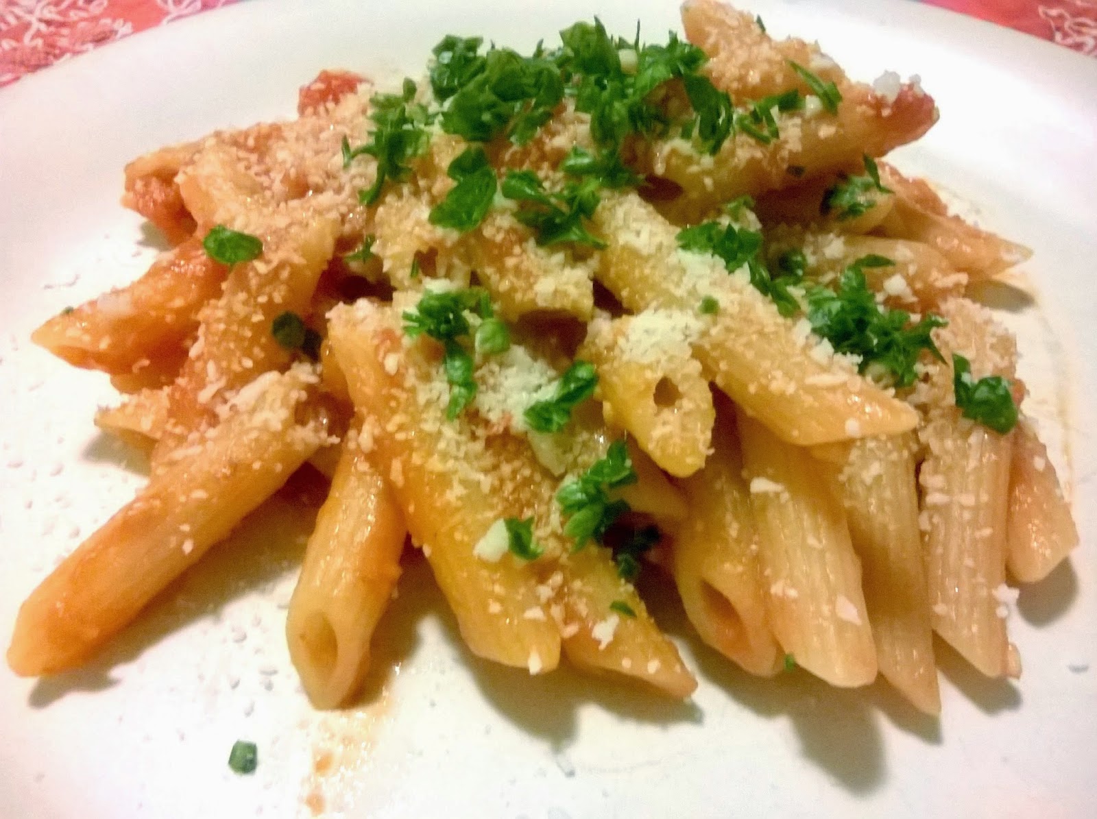 penne all'arrabbiata: a fresh, healthy and delicious meal!