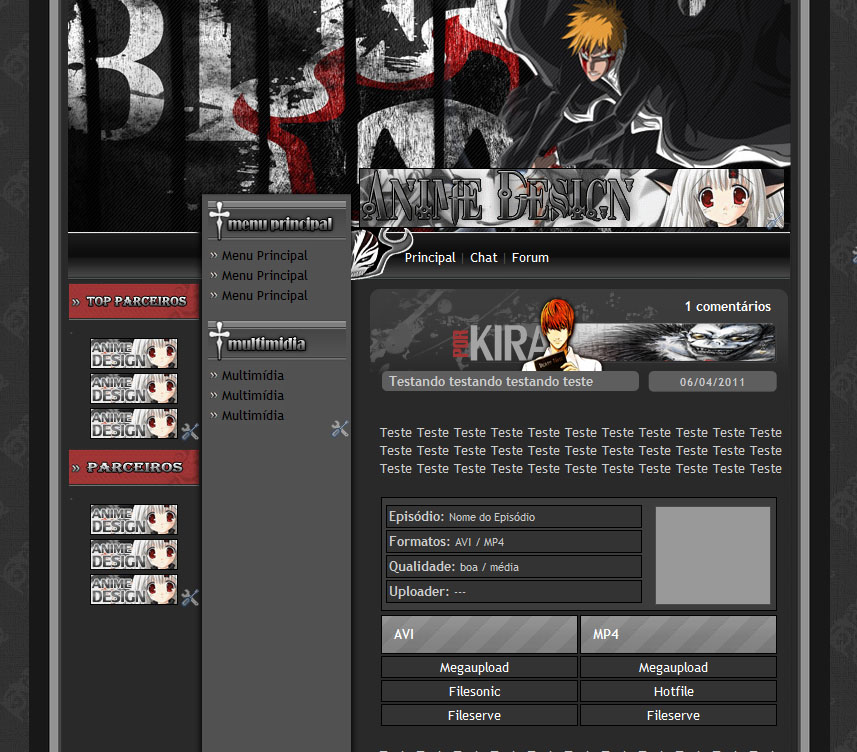 Templates de Animes Free (Pedido) Max Downz