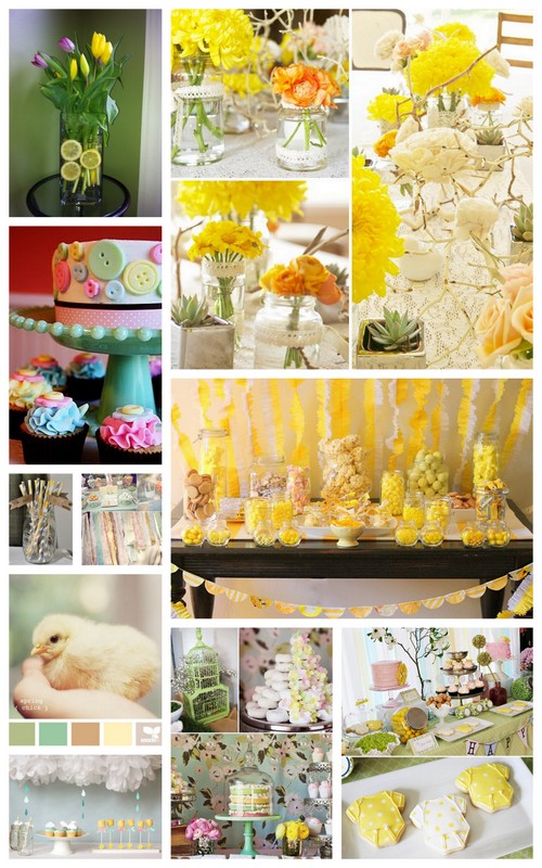 Our Reflection Yellow Themed Baby Shower on Tuesday 10