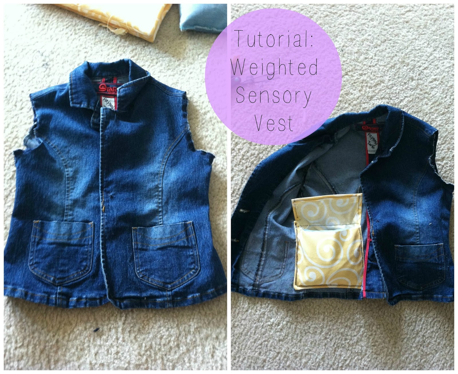 Little Miss Kim's Class DIY Weighted Sensory Vest for kids with Autism