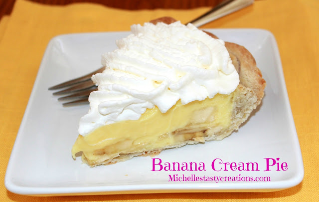 Banana Cream Pie With Graham Cracker Crust And Meringue Frosting