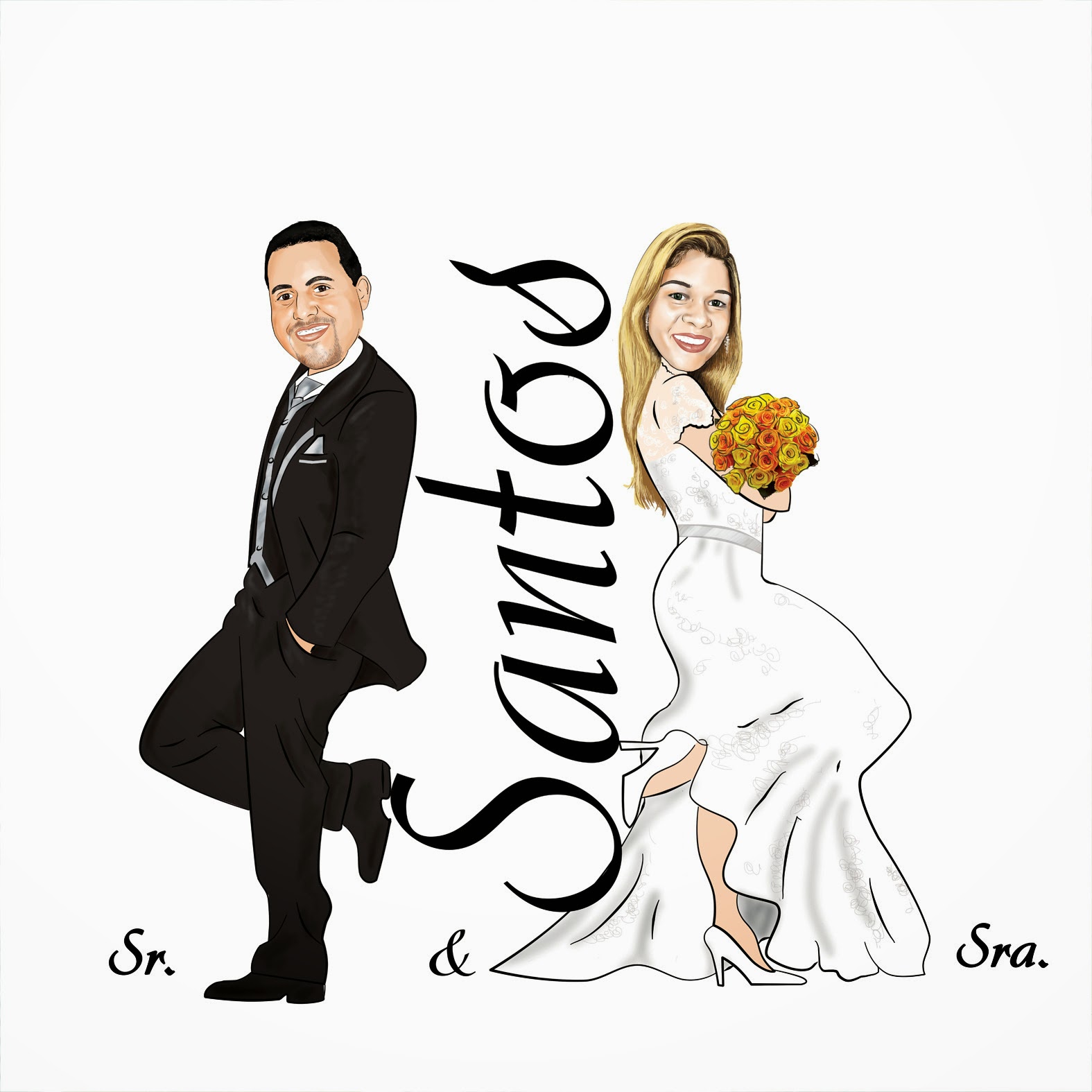 caricatura-noivos-casamento-caricatura-n