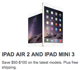Best Buy Drops Down $100 On iPad Air 2 and iPad Mini 3