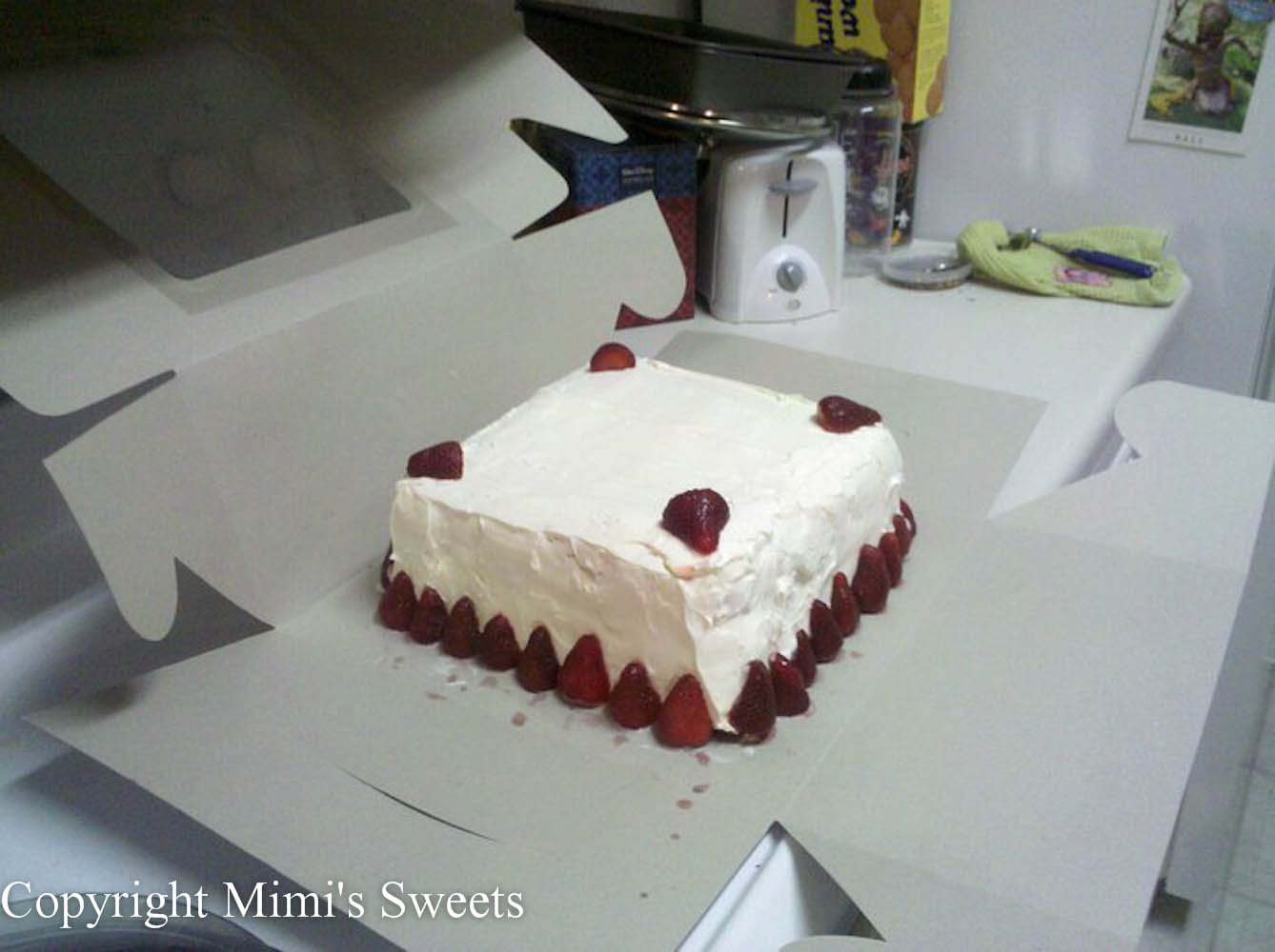 Strawberry Shortcake Ice Cream Cake Mimi's Sweets